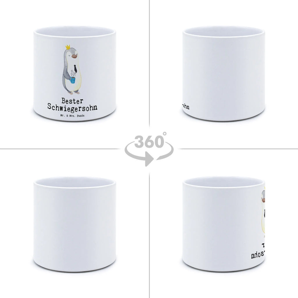 XL flower pot penguin Best son in law for, thank you, gift, giving, birthday, birthday present, gift idea, souvenir, make you happy, gift tip, wedding, son&#39;s wife, marriage, wife, by marriage, daughter, Son-in-law