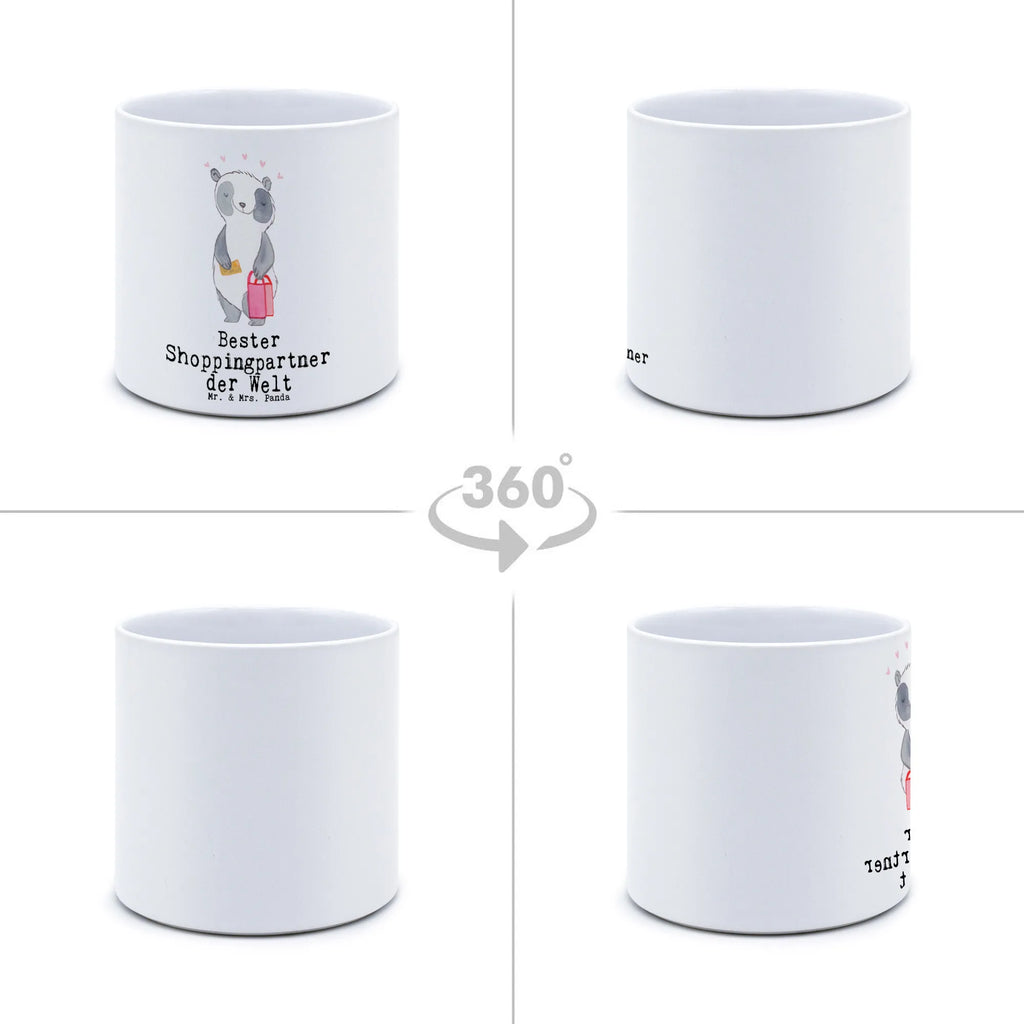 XL donica Panda Najlepszy partner zakupowy na świecie dla, Dziękuję, Prezent, Wręczyć, Urodziny, Prezent urodzinowy, Pomysł na prezent, Podziękować, Upominek, Sprawić radość, Tip na prezent