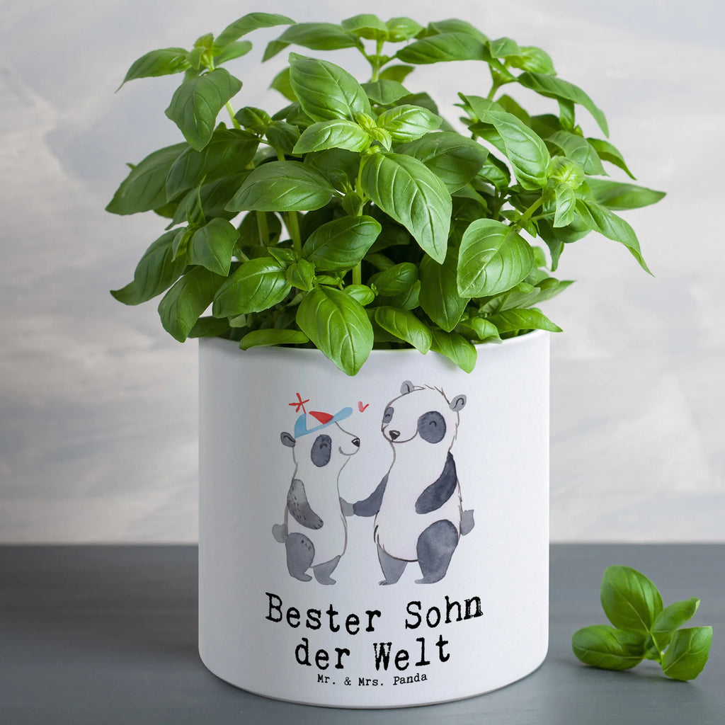 XL flower pot panda best son in the world for, thank you, gift, giving, birthday, birthday present, gift idea, souvenir, make you happy, gift tip, son, child, father, offspring, boy, reward, family, Son