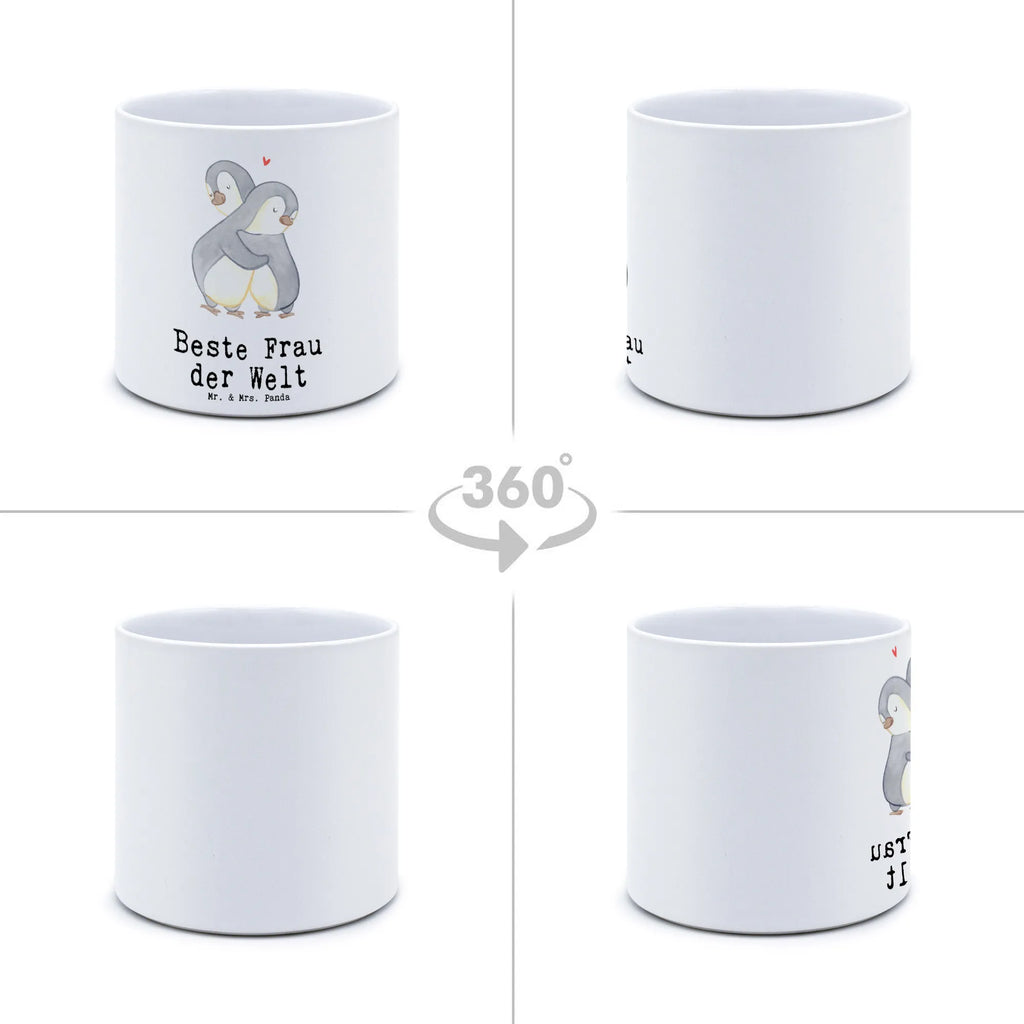 XL flower pot penguin best woman in the world for, thank you, gift, giving, birthday, birthday present, gift idea, souvenir, make you happy, gift tip, wife, girlfriend, spouse, bride, marriage, trifle, Best, significant other, woman, dream woman, darling, partner