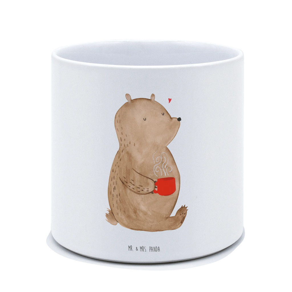 XL flower pot bear Coffee bear, teddy, teddy bear, cuddly toy, motivation, morning routine, good morning, save the world, bears, coffee, conquer the world