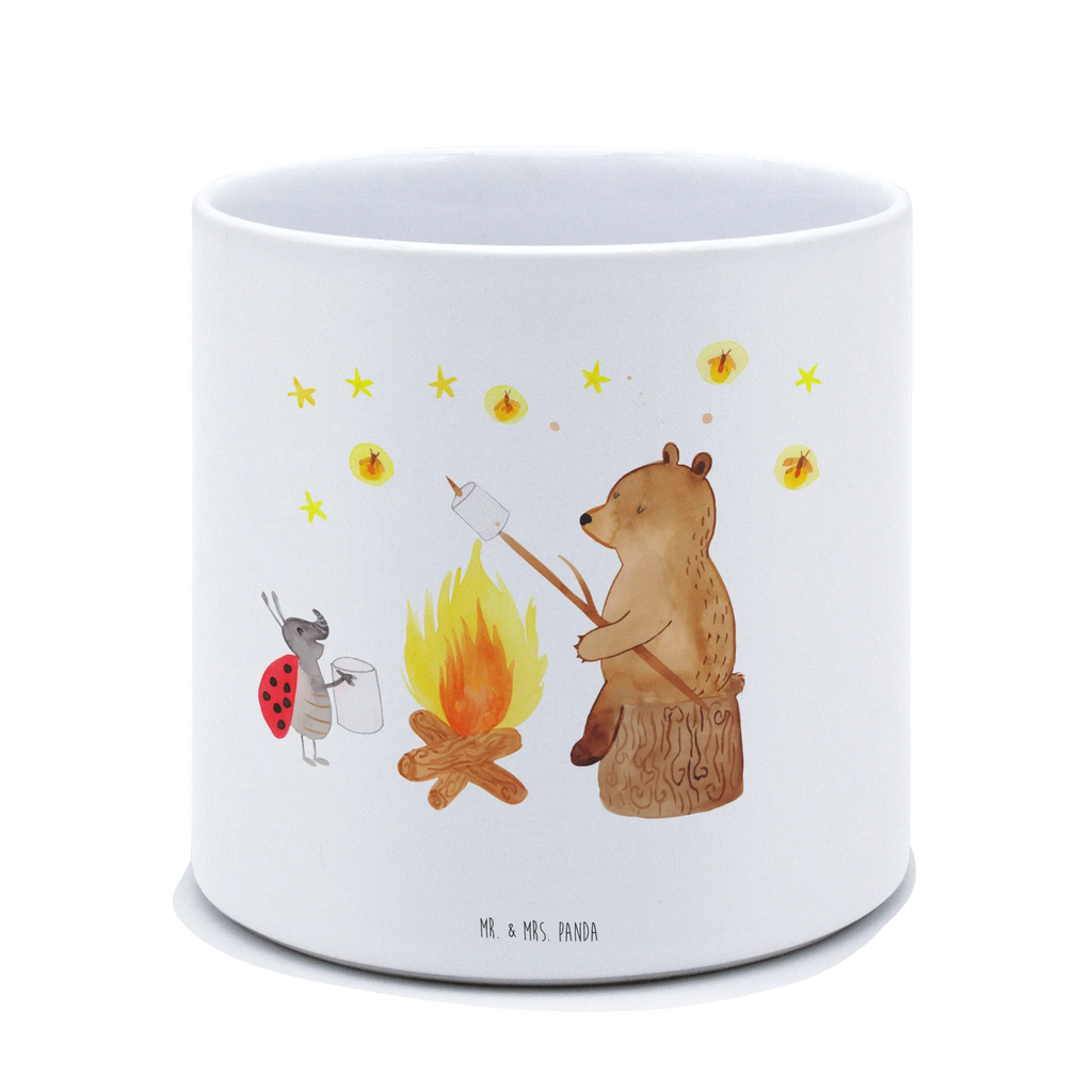 XL donica Niedźwiedź i biedronka przy ognisku Niedźwiedź, Miś, Pluszowy miś