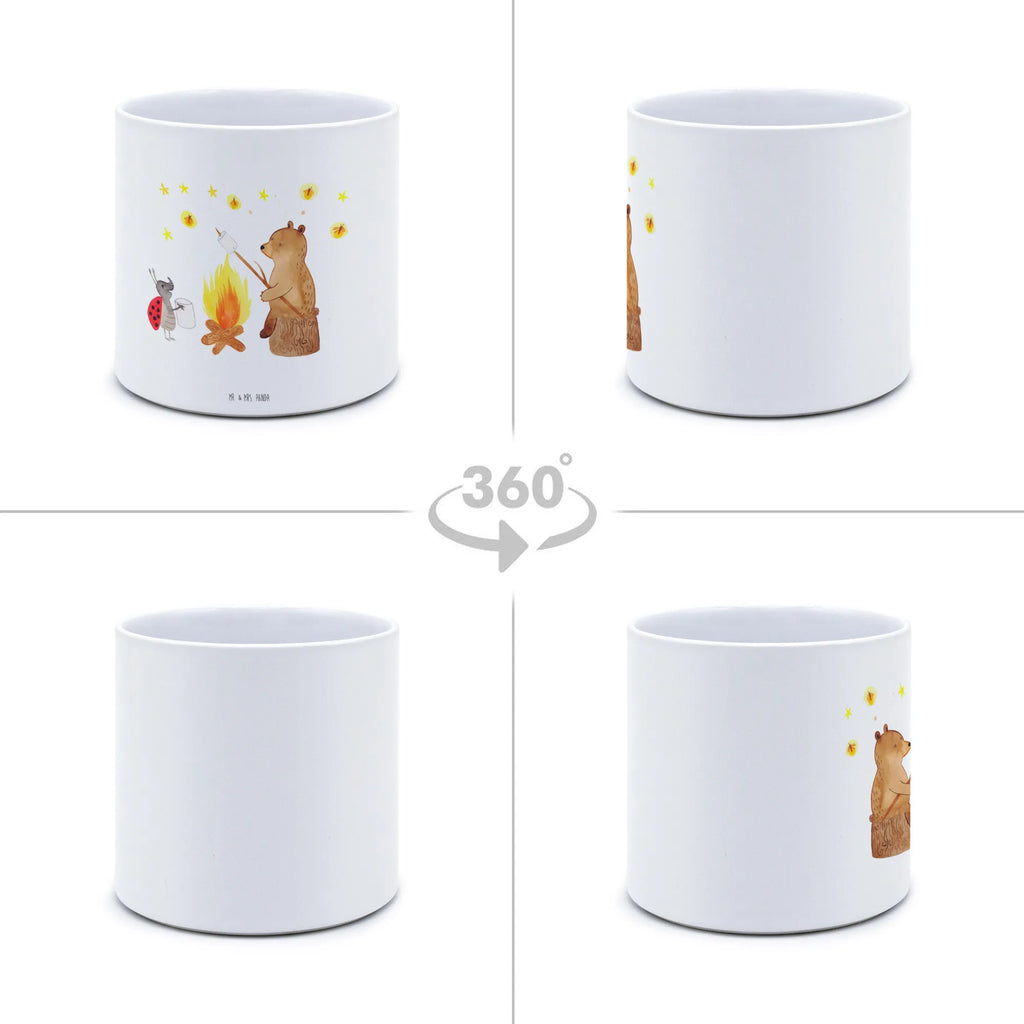 XL donica Niedźwiedź i biedronka przy ognisku Niedźwiedź, Miś, Pluszowy miś