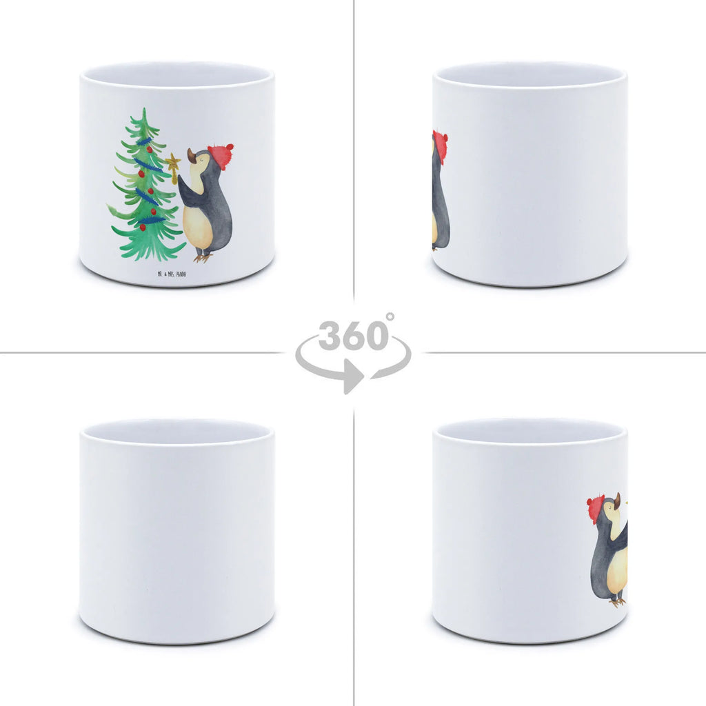 XL flower pot penguin Christmas tree Winter, Christmas, Christmas time, snow, Penguin