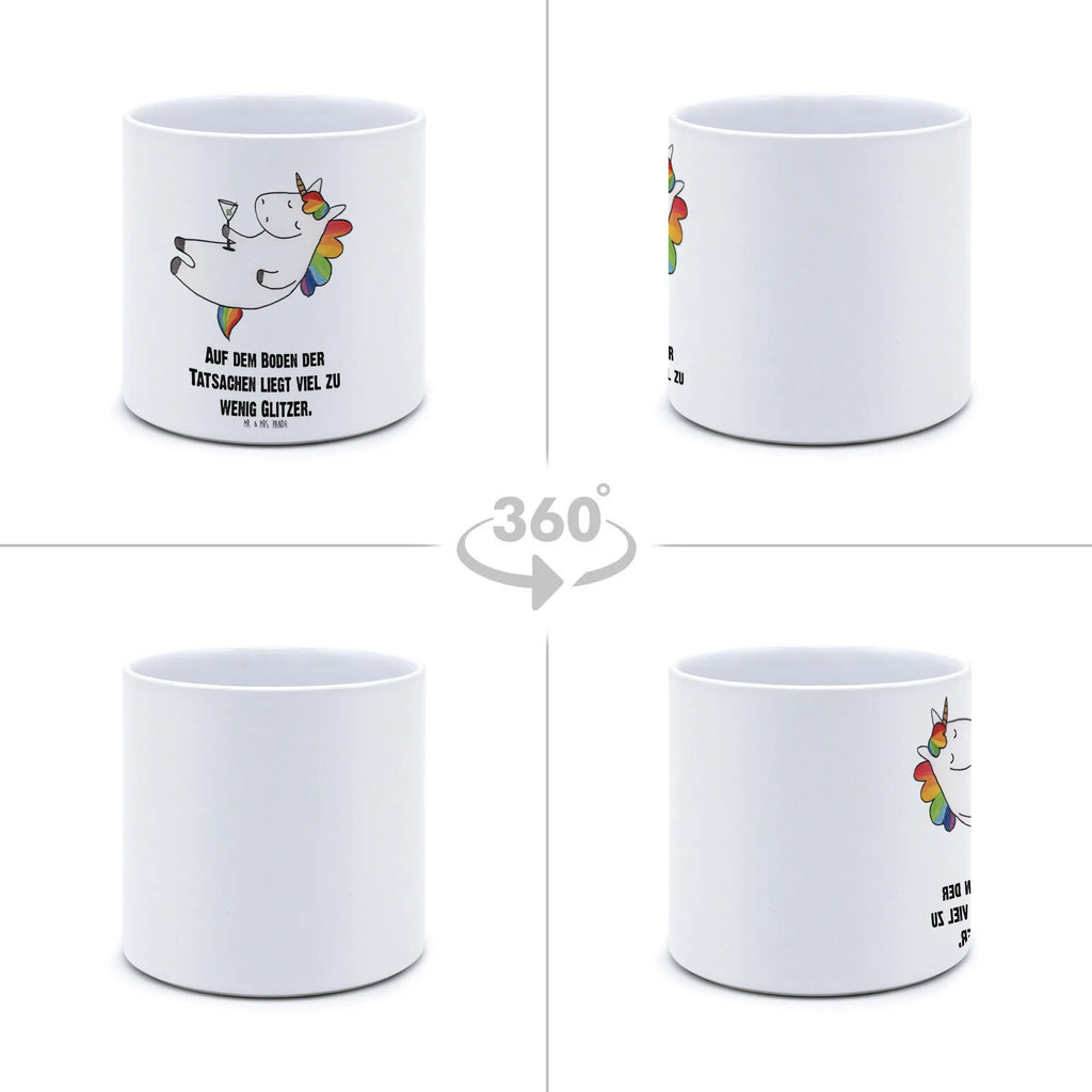 XL flower pot unicorn cocktail unicorn, unicorns, caipirinha, rum, party, champagne, girlfriend present, celebrating, fun, girlfriend gift, birthday