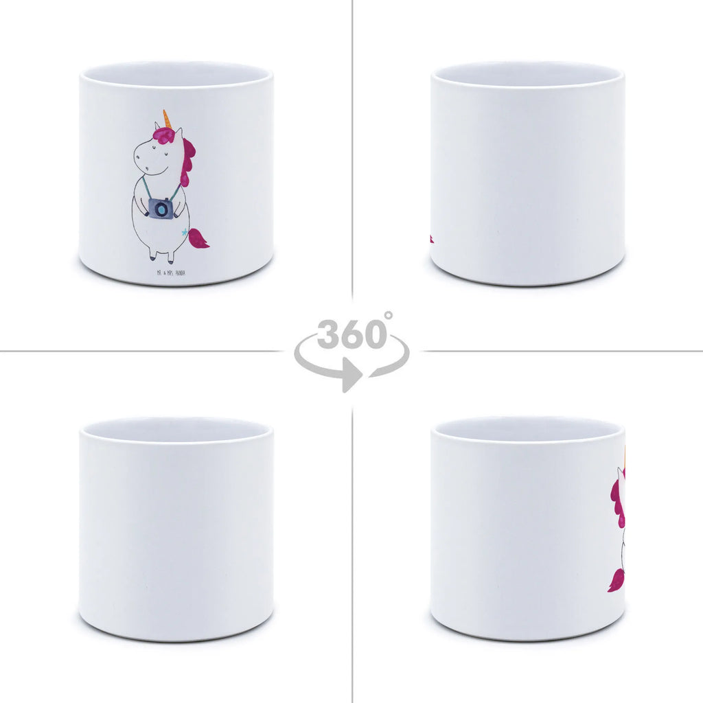 XL flower pot unicorn photographer unicorn, unicorns, Camera, Unicorn, Traveler gift, Photography, Traveling, Photographer, Holiday, Tourist, Photographer gift
