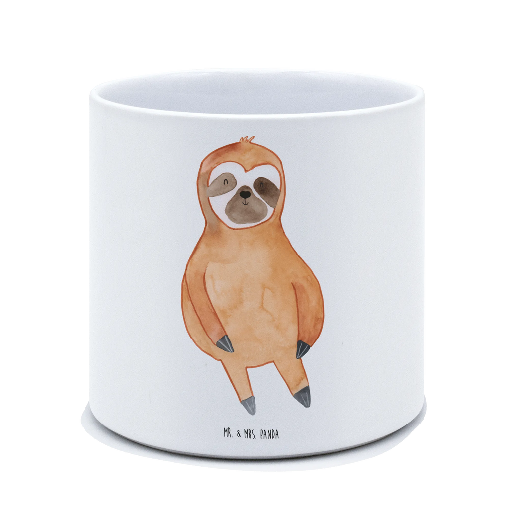 XL donica leniwiec Zadowolony Leniwiec, prezent z leniwcem, dekoracja z leniwcem