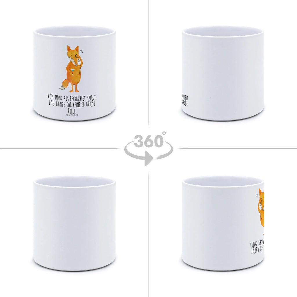 XL flower pot Fox lord fox, foxes, forest wildlife, clever as a fox, animal lover, lovesickness gift, motivation saying, words of consolation, saying funny, problem solving