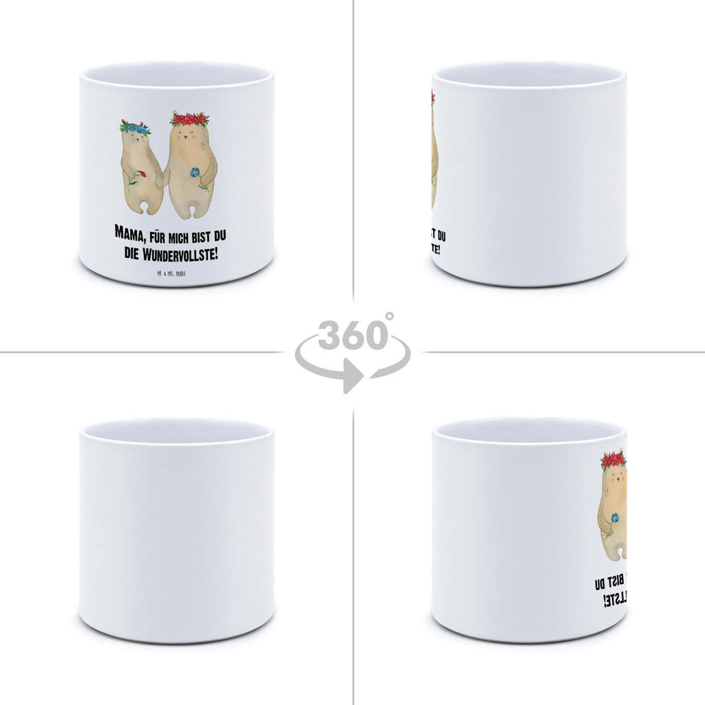 XL flower pot Bears with flower crown Family, Father's Day, Mother's Day, brother, sister, Mom, Dad, child, favorite mommy, role model, mommy, gift mommy. mother's day, family, daughter, Bear, daughters, mom, best mommy, bears, favorite person, world best mommy, children