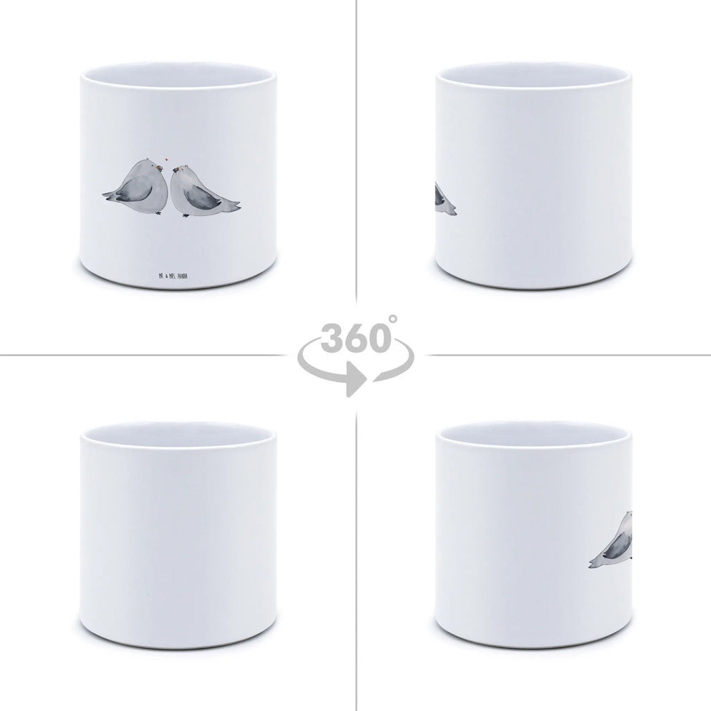 XL flower pot Turtledoves in love Love, Loving, Two, Together, Marriage, Engagement, Proposal of marriage, Love gift, gift for her, gift for him, anniversary gift, Married, Turtledove, Anniversary, Partner, Gift Girlfriend, Gift Wedding, Turtle doves, Gift Friend, Engaged, Wedding anniversary, Proof of love, Friend, In love, Girlfriend, Doves