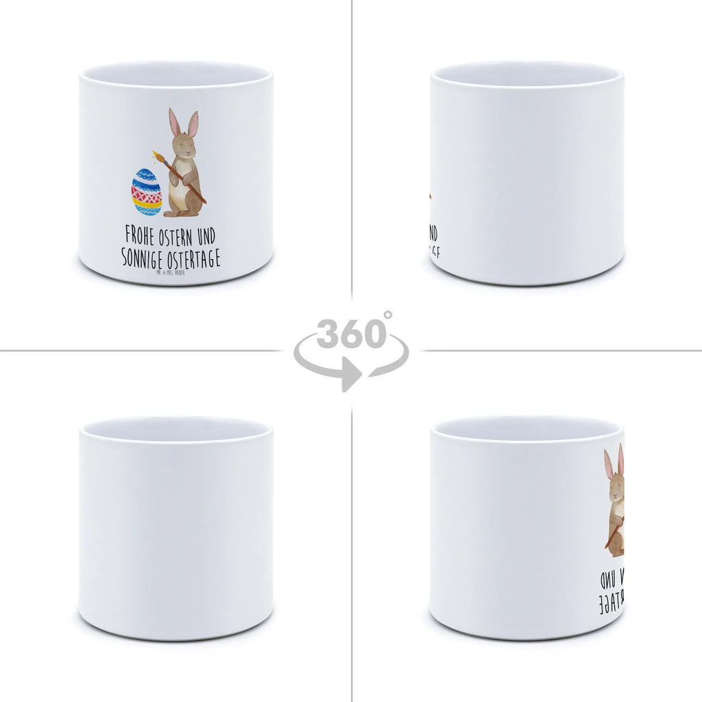 XL flower pot Hare painting eggs Easter, Easter bunny, Easter flower, rabbit, egg painting, Happy Easter, Easter greetings, Easter egg, painted Easter eggs