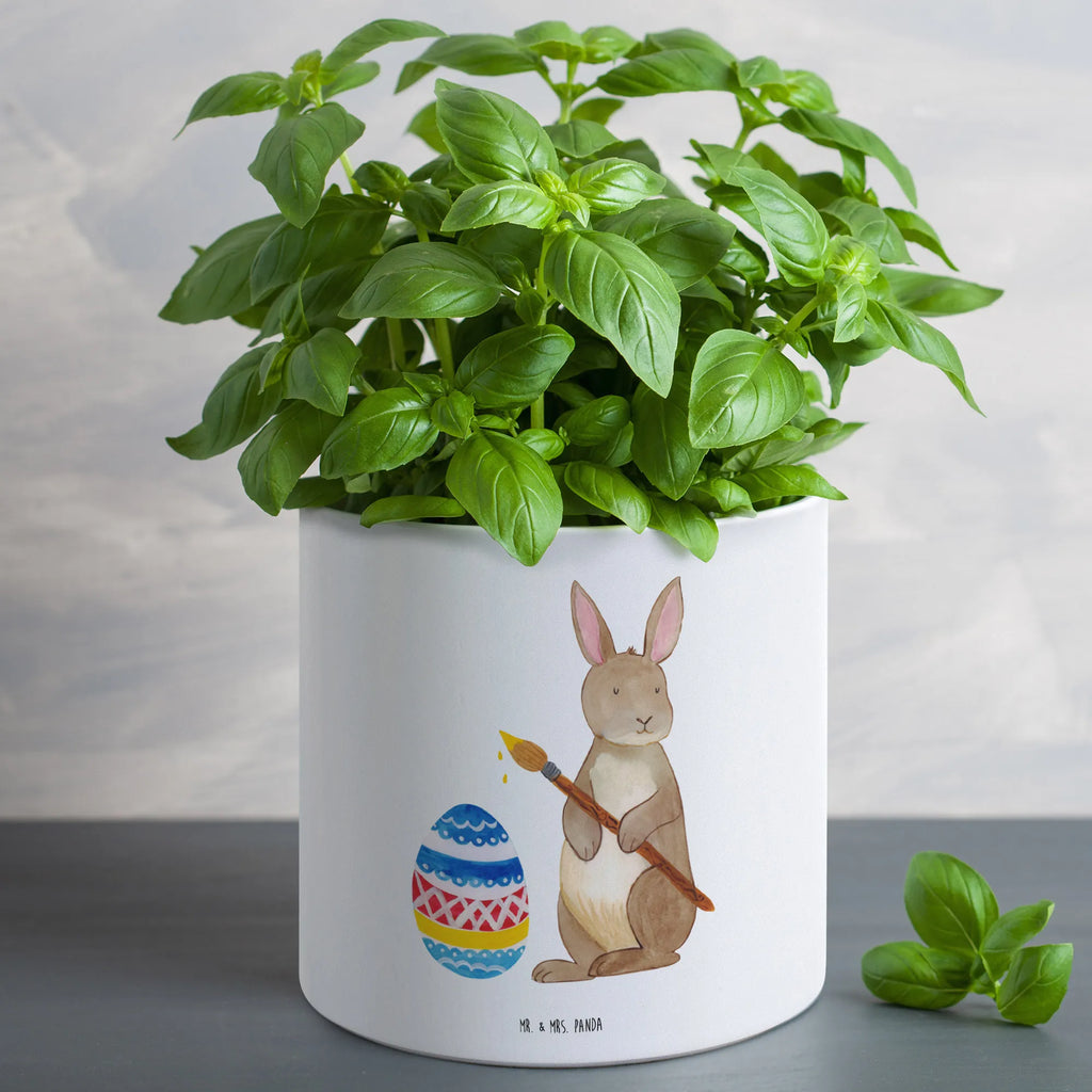 XL flower pot Hare painting eggs Easter, Easter bunny, Easter flower, rabbit, egg painting, Happy Easter, Easter greetings, Easter egg, painted Easter eggs