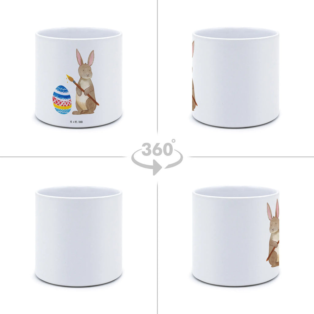 XL flower pot Hare painting eggs Easter, Easter bunny, Easter flower, rabbit, egg painting, Happy Easter, Easter greetings, Easter egg, painted Easter eggs