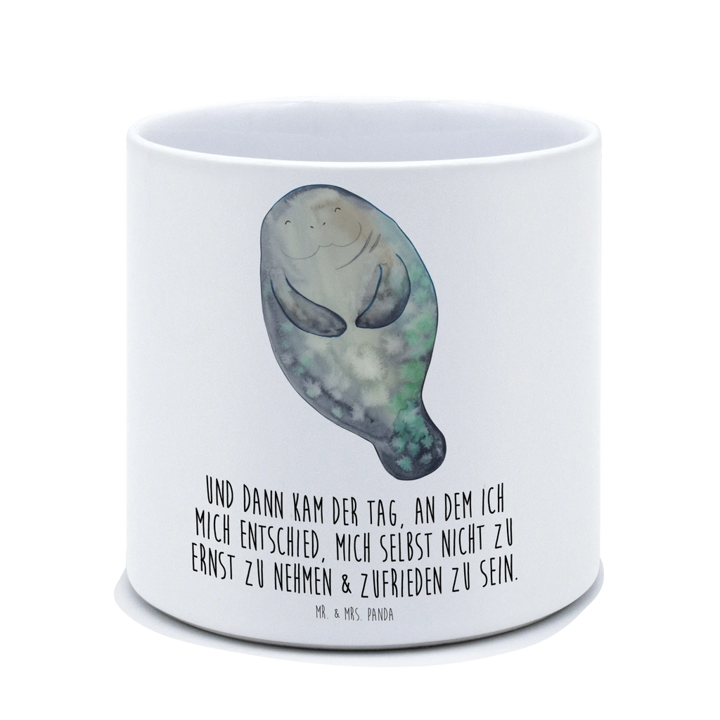 XL flower pot manatee happy Seafood, aquatic animals, ocean, sea, fish, shells, corals, reef, whale, narwhal, sea urchin, lobster, platypus, turtle, manatee, crocodile, orca, shrimp, gifts for seafood lovers, water world, underwater animals, underwater world, vacation, deep sea, seafood fans, gift ideas, seafood decoration, seafood posters, New start, Lovesickness, Carefulness, Girlfriend, Satisfaction, Manatees, New beginning, Manatee, Self-love, Respect