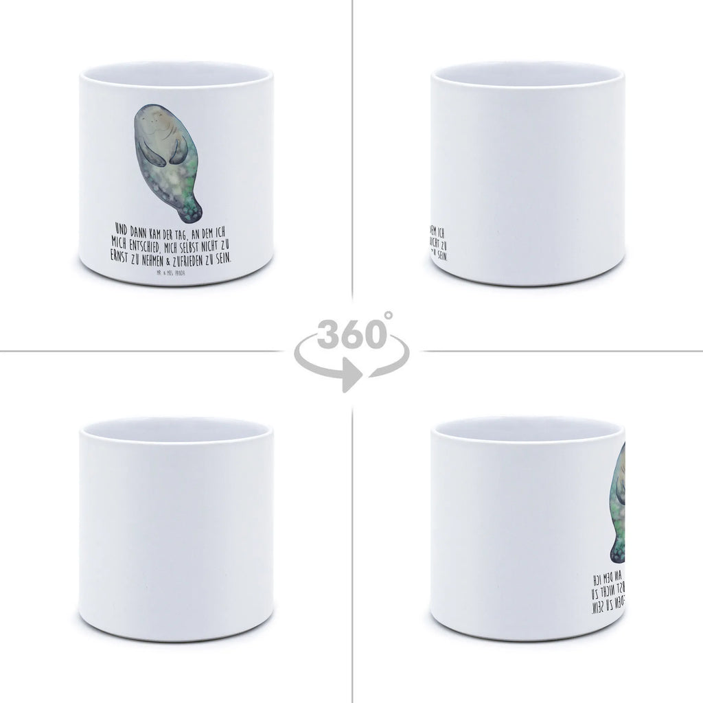 XL flower pot manatee happy Seafood, aquatic animals, ocean, sea, fish, shells, corals, reef, whale, narwhal, sea urchin, lobster, platypus, turtle, manatee, crocodile, orca, shrimp, gifts for seafood lovers, water world, underwater animals, underwater world, vacation, deep sea, seafood fans, gift ideas, seafood decoration, seafood posters, New start, Lovesickness, Carefulness, Girlfriend, Satisfaction, Manatees, New beginning, Manatee, Self-love, Respect