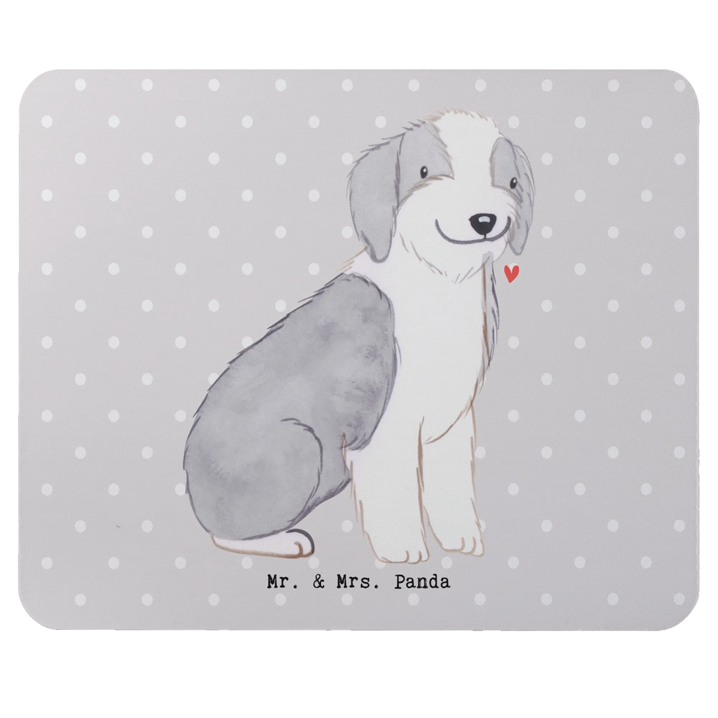 Podkładka pod mysz Brodaty Collie ratownik Pies, rasa psa, pies rasowy, właściciel psa, prezent, miłośnik zwierząt, dawanie, szczeniak