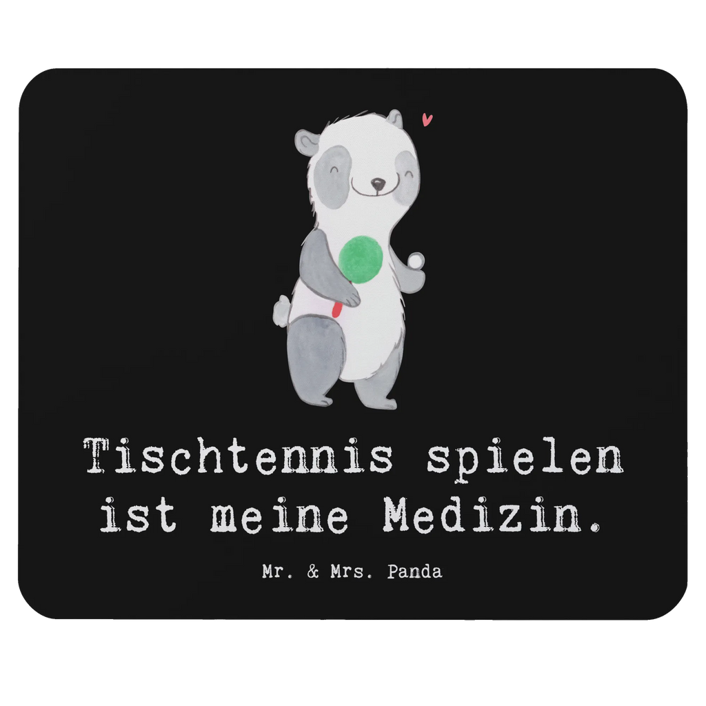Podkładka pod mysz Panda Tenis stołowy Prezent, Sport, Dyscyplina sportowa, Hobby, Darować, Dziękuję, Dzięki, Wyróżnienie, Wygrana, Sportowiec