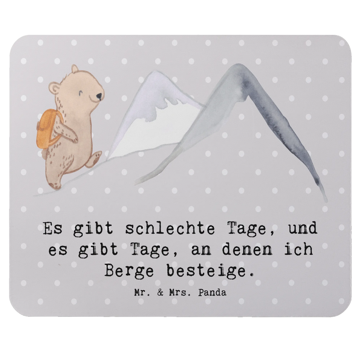 Mouse mat bear Rockclimbing PC, mousepad, fun, Mouse Pad, saying, Office, Gift, Study, Mouse, Work, Student, Pad, Print, Motif, sport, hobby, giving, thank you, award, profit, athlete, Mountaineering, alpinism, trekking, mountain sports, alpine hiking, hiking