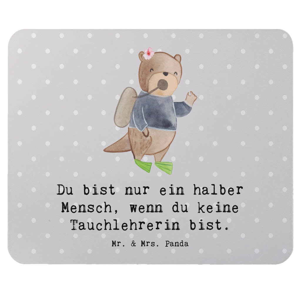 Mouse mat Dive Instructor Heart Print, saying, Student, Mouse, Office, fun, Mouse Pad, Gift, mousepad, Work, PC, Pad, Study, Motif, gift, gift idea, best, farewell gift, passing exam, anniversary, retirement, promotion, job start, sayings, funny, profession