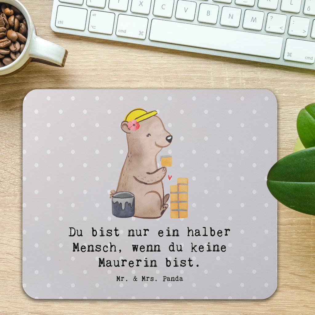 Mouse mat Female Bricklayer heart Mouse, saying, Student, Mouse Pad, Office, Work, Motif, Study, Pad, Gift, Print, fun, mousepad, PC, gift, gift idea, best, farewell gift, passing exam, anniversary, retirement, promotion, job start, sayings, funny, profession