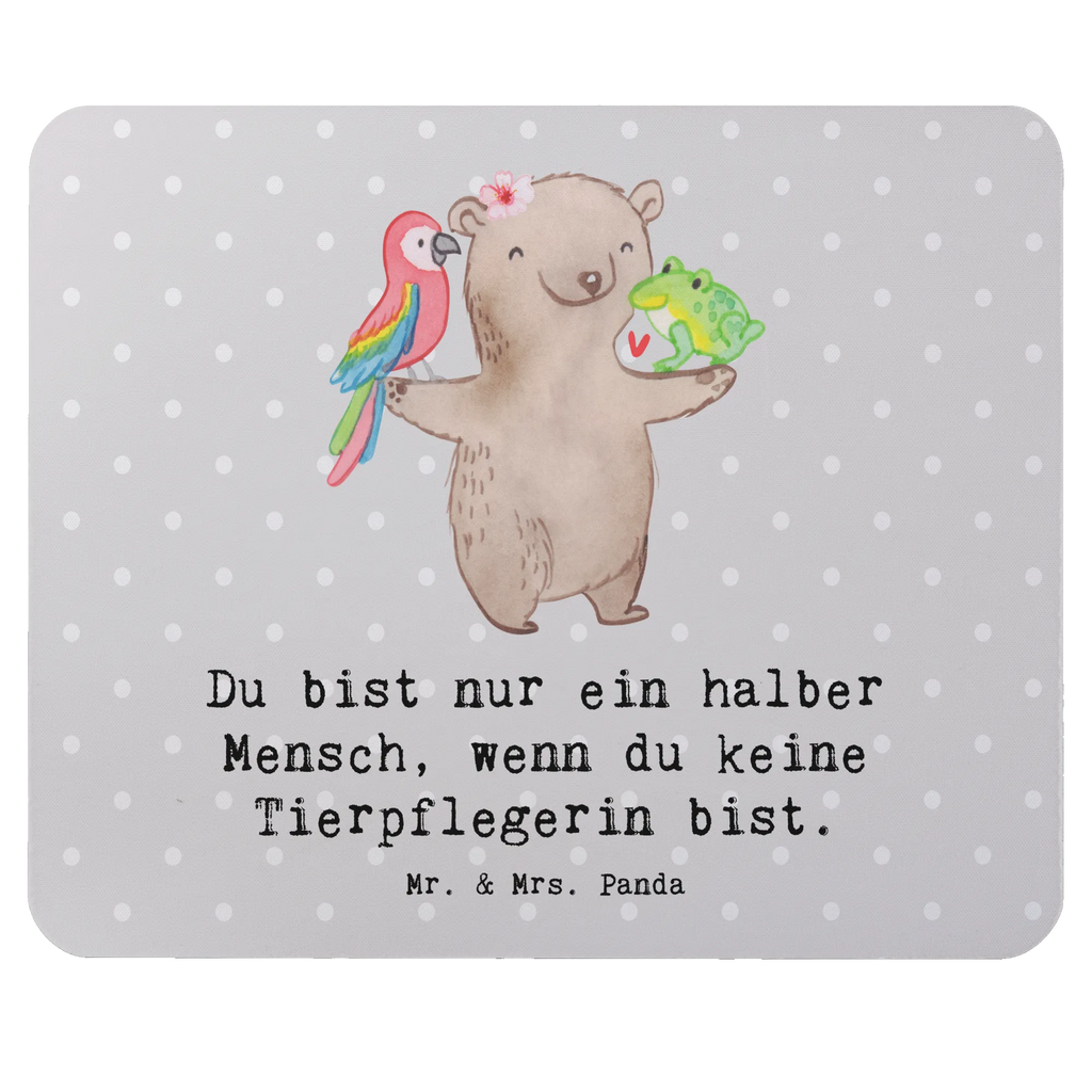 Podkładka pod mysz opiekunka zwierząt serce Zawód, Wykształcenie, Jubileusz, Pożegnanie, Emerytura, Kolega, Koleżanka, Prezent, Dawać, Pracownik, Współpracownik, Firma, Dziękuję, Dziękuję bardzo