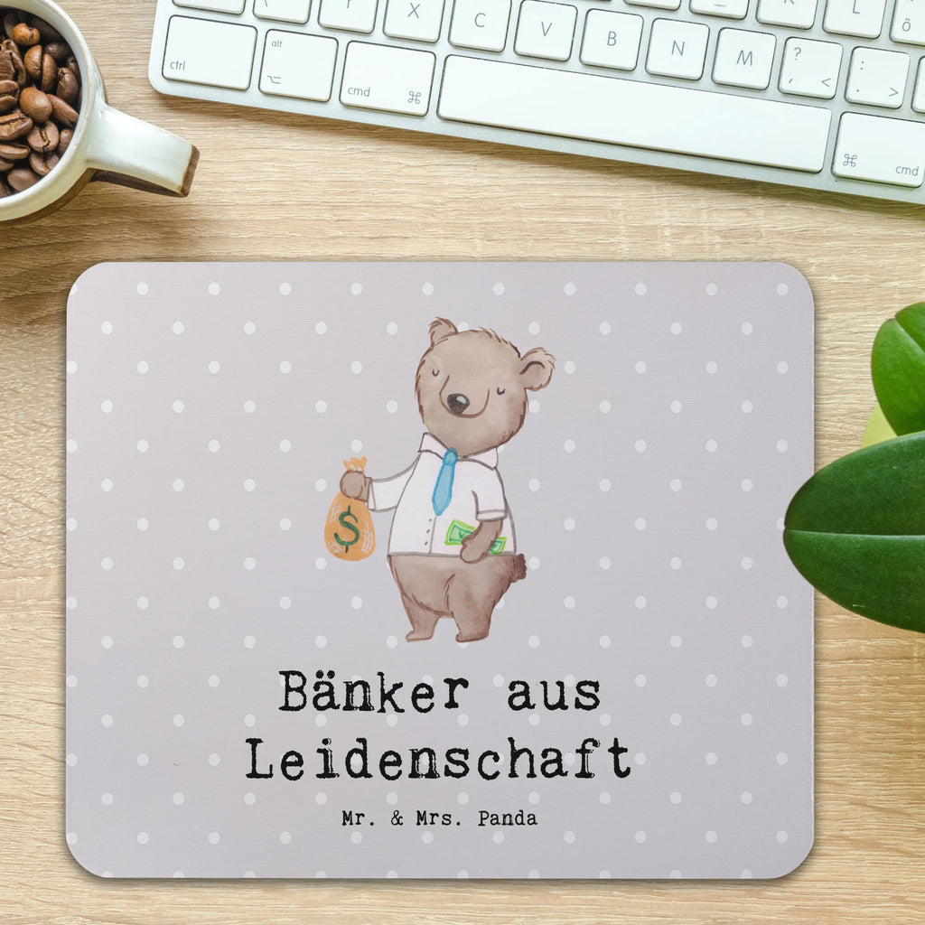 Mouse mat Banker Passion Work, fun, PC, saying, Motif, Student, Office, Gift, Print, mousepad, Pad, Study, Mouse, Mouse Pad, gift, gift idea, best, farewell gift, passing exam, anniversary, retirement, promotion, job start, sayings, funny, profession