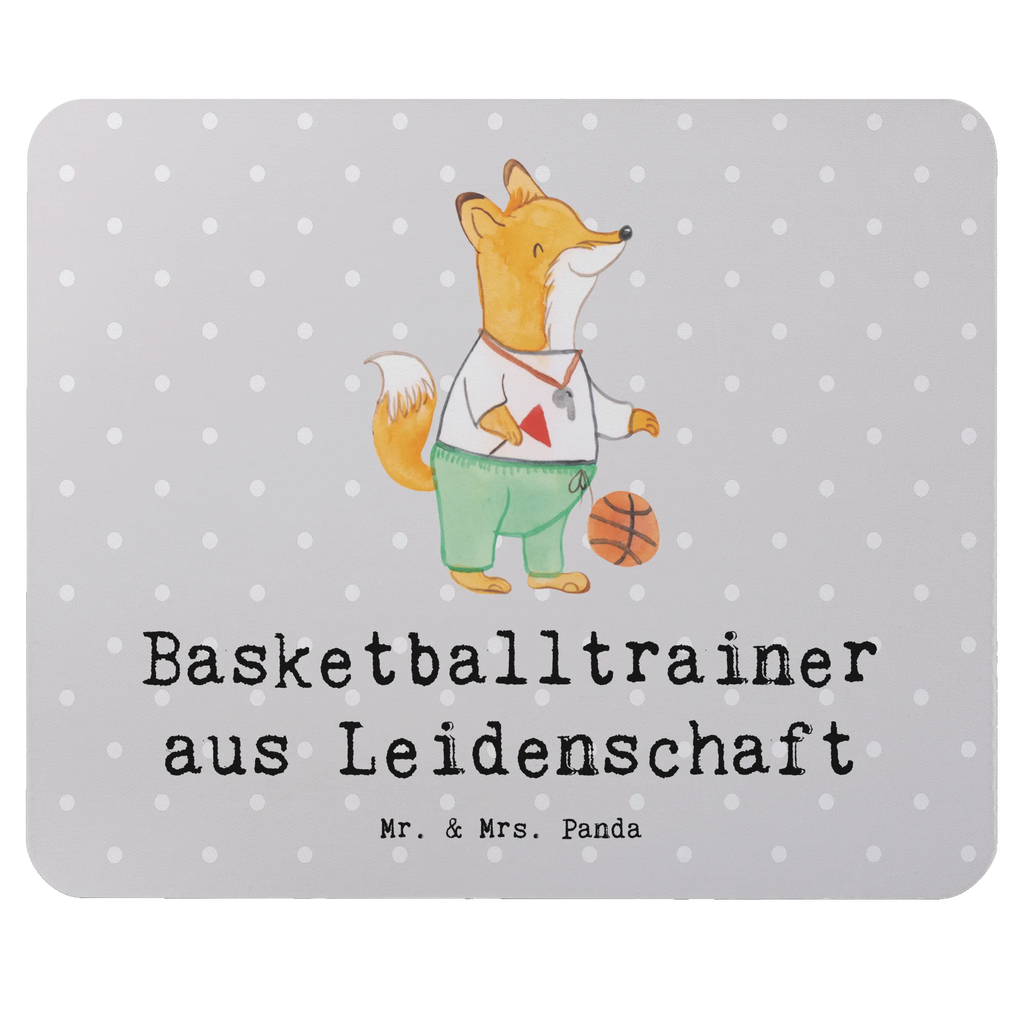 Podkładka pod mysz Trener koszykówki pasja Zawód, Wykształcenie, Jubileusz, Pożegnanie, Emerytura, Kolega, Koleżanka, Prezent, Dawać, Pracownik, Współpracownik, Firma, Dziękuję, Dziękuję bardzo