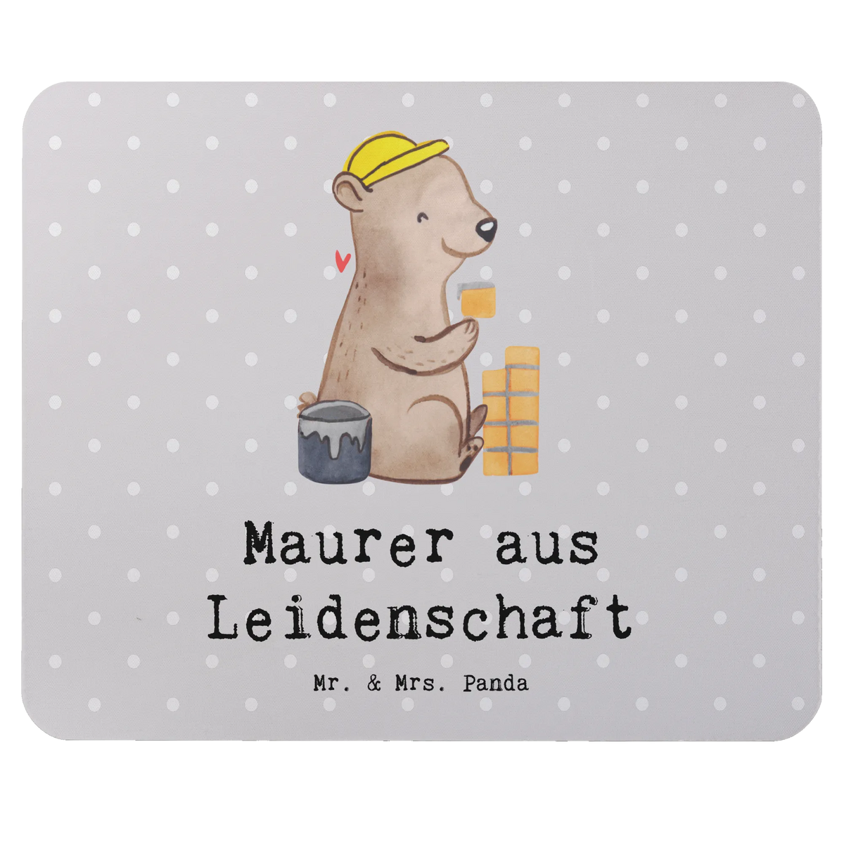 Mouse mat bricklayer Passion mousepad, fun, Mouse Pad, Gift, Print, Office, Mouse, Student, Study, saying, Pad, Motif, PC, Work, gift, gift idea, best, farewell gift, passing exam, anniversary, retirement, promotion, job start, sayings, funny, profession