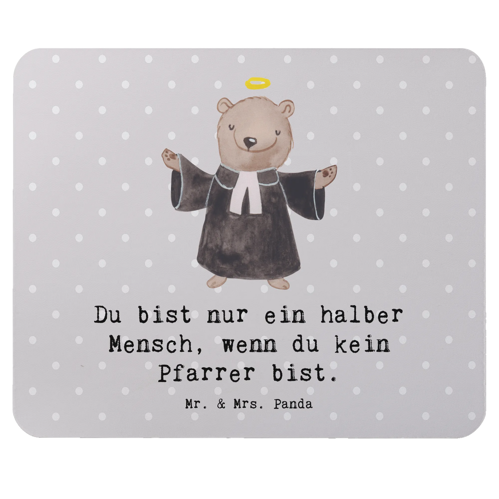 Mauspad Pfarrer mit Herz Mausunterlage, PC Zubehör, Mauspad Büro, Einzigartiges Mauspad, Büroausstattung, Mauspad, Mousepad, Designer Mauspad, Computer zubehör, Arbeitszimmer, Beruf, Ausbildung, Jubiläum, Abschied, Rente, Kollege, Kollegin, Geschenk, Schenken, Arbeitskollege, Mitarbeiter, Firma, Danke, Dankeschön, Kirche, Pfarrer, Pastor, Theologe, Diener Gottes<br />Geistlicher, Prediger<br />Priester