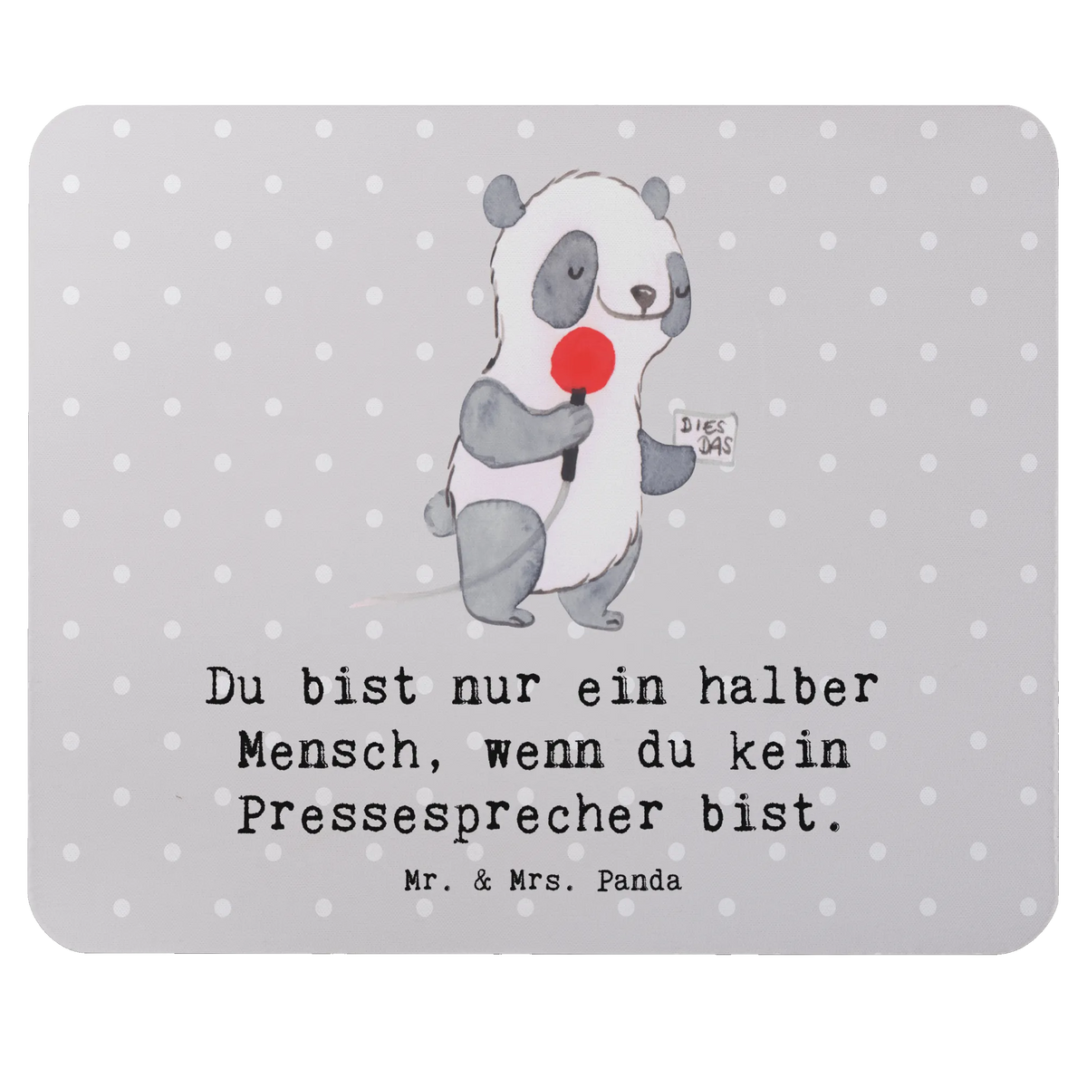 Mouse mat Press spokesperson Heart gift, sayings, gift idea, best, farewell gift, passing exam, anniversary, retirement, promotion, job start, profession