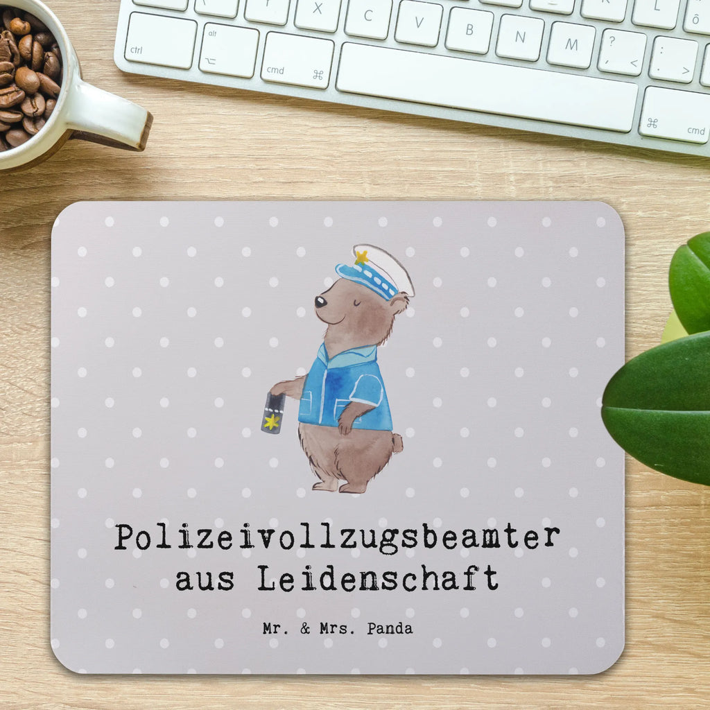 Mouse mat Police Officer Passion Mouse Pad, Study, Pad, Print, Work, Mouse, saying, Student, Motif, Gift, PC, mousepad, fun, Office, gift, gift idea, best, farewell gift, passing exam, anniversary, retirement, promotion, job start, sayings, funny, profession