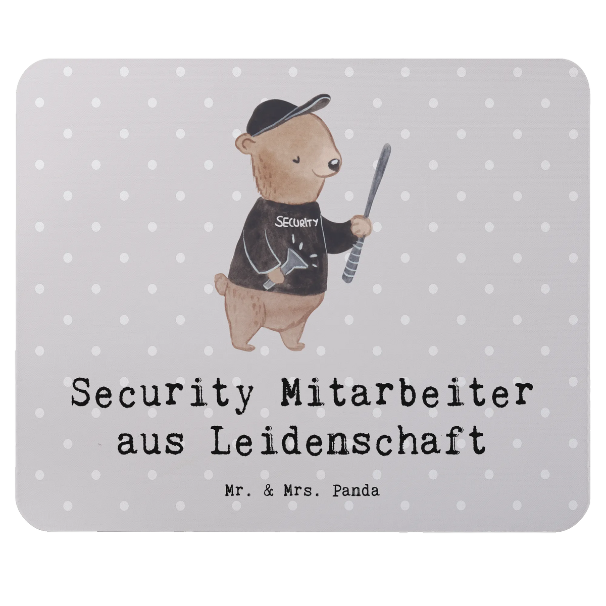 Mouse mat Security Guard Passion Mouse, Mouse Pad, Print, Study, Motif, mousepad, Student, Work, Gift, saying, fun, PC, Office, Pad, gift, gift idea, best, farewell gift, passing exam, anniversary, retirement, promotion, job start, sayings, funny, profession