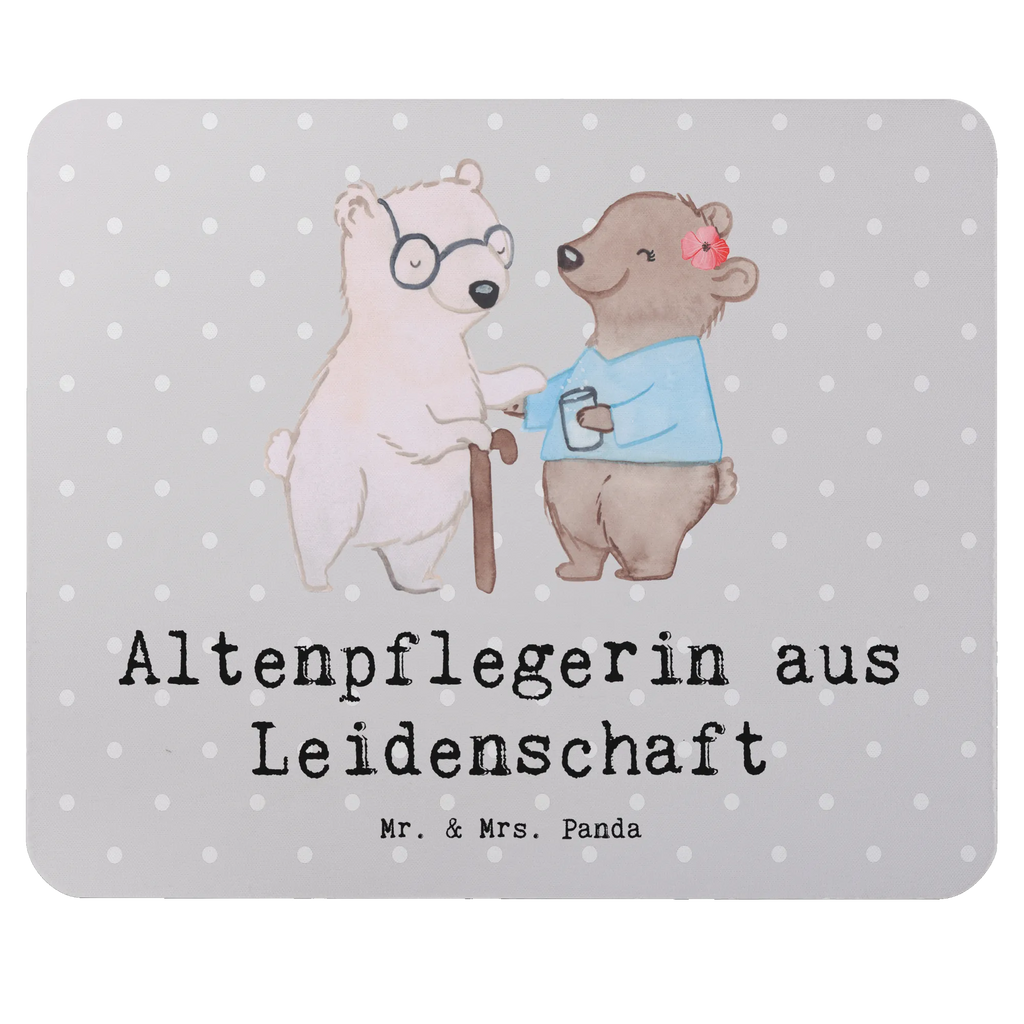 Mouse mat Elderly caregiver Passion Mouse Pad, Student, mousepad, Print, fun, Pad, Work, Office, Study, saying, Gift, Motif, PC, Mouse, gift, gift idea, best, farewell gift, passing exam, anniversary, retirement, promotion, job start, sayings, funny, profession