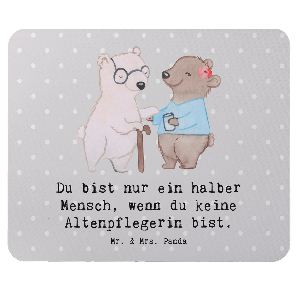 Podkładka pod mysz opiekunka osób starszych serce Zawód, Wykształcenie, Jubileusz, Pożegnanie, Emerytura, Kolega, Koleżanka, Prezent, Dawać, Pracownik, Współpracownik, Firma, Dziękuję, Dziękuję bardzo