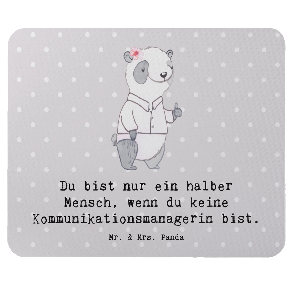 Podkładka pod mysz Menedżerka ds. komunikacji serce Zawód, Wykształcenie, Jubileusz, Pożegnanie, Emerytura, Kolega, Koleżanka, Prezent, Dawać, Pracownik, Współpracownik, Firma, Dziękuję, Dziękuję bardzo