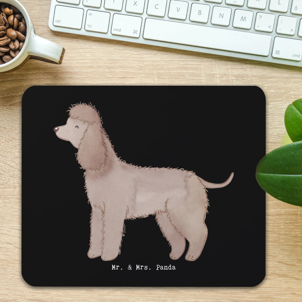 Mouse mat Irish Water Spaniel Lifesaver Office, Mouse, saying, Work, Student, PC, Study, fun, Motif, Print, Pad, Gift, mousepad, Mouse Pad, Dog, dog breed, purebred dog, dog owner, gift, animal lover, giving, puppy