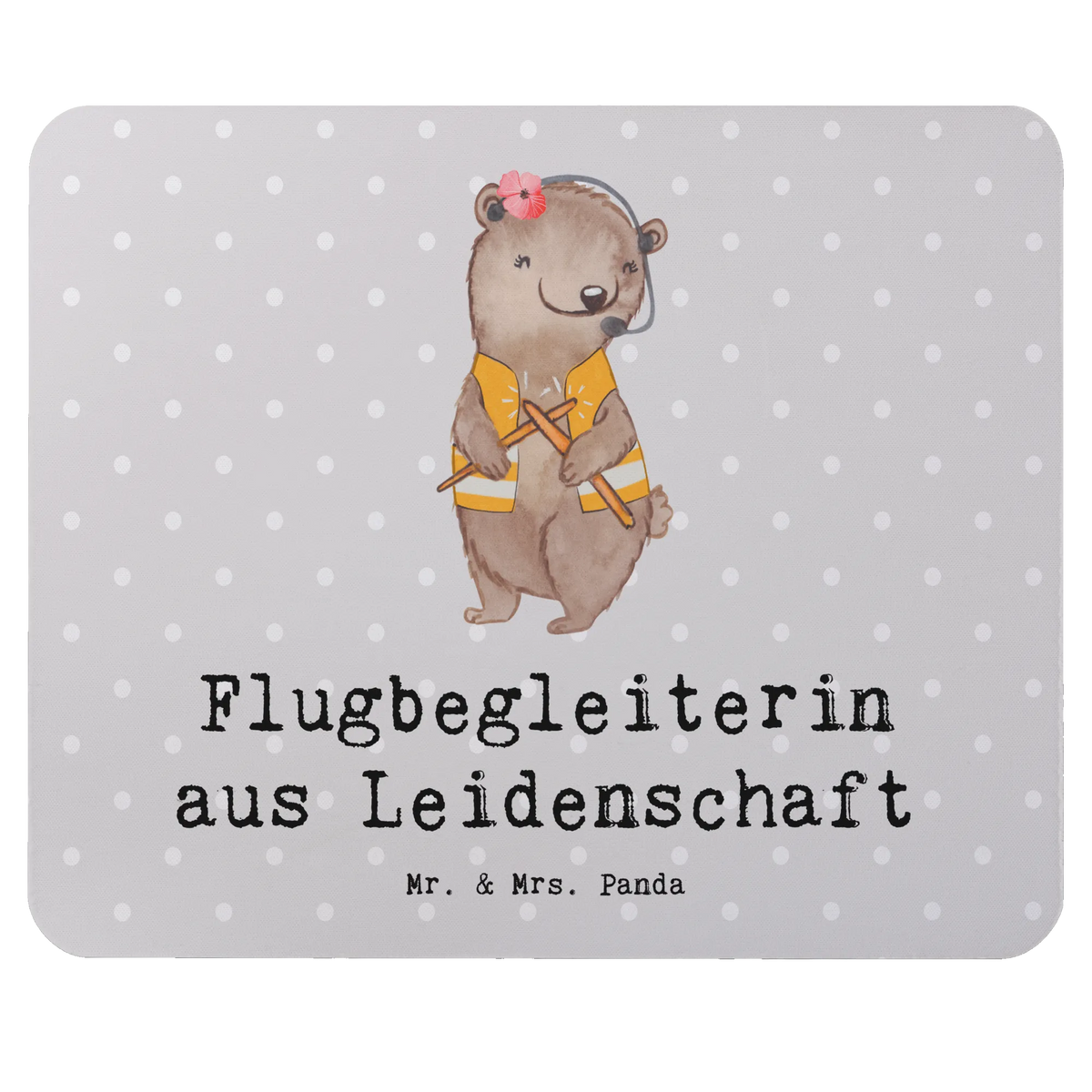 Mouse mat Flight attendant Passion gift, sayings, gift idea, best, farewell gift, passing exam, anniversary, retirement, promotion, job start, profession