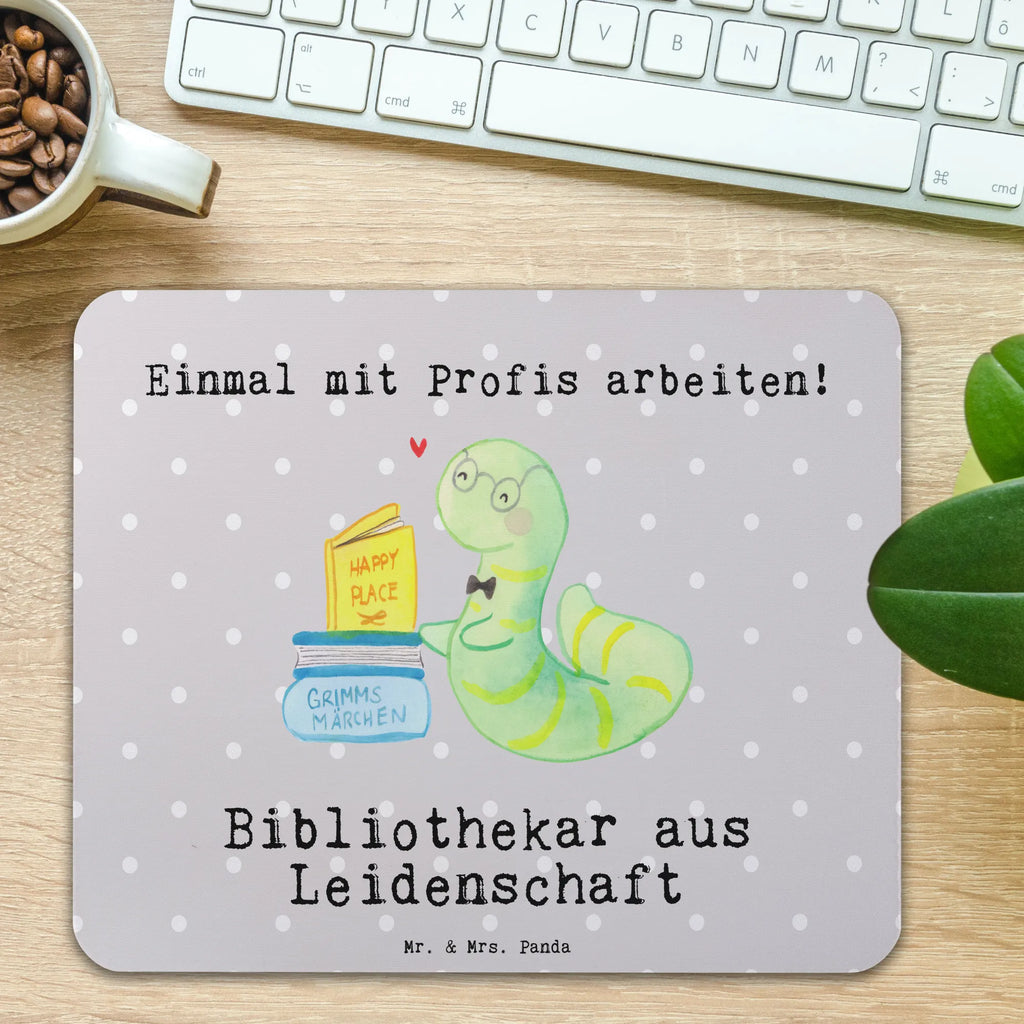 Mouse mat librarian passion Study, fun, mousepad, Gift, PC, Mouse Pad, Pad, Work, Mouse, Motif, Office, Student, saying, Print, gift, gift idea, best, farewell gift, passing exam, anniversary, retirement, promotion, job start, sayings, funny, profession