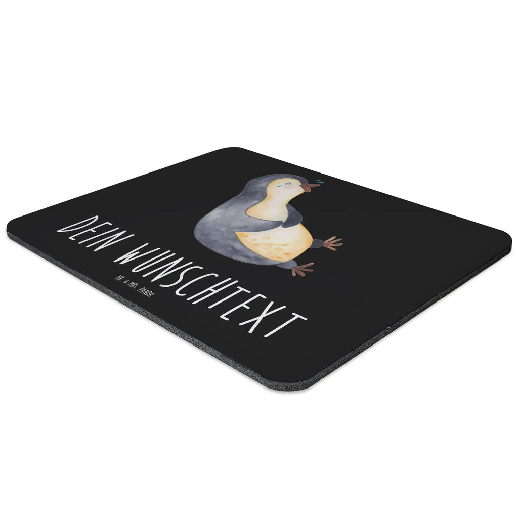 Personalised mouse mat Penguin Laugh Penguin, North Pole, Winter, Penguins, Optimismus, Pinguin, lustiger Spruch, Fröhlich, Pinguine