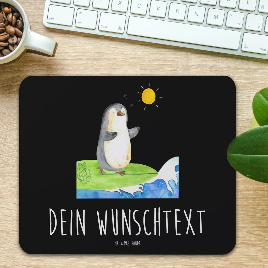 Personalised mouse mat Penguin surfer Penguin, North Pole, Winter, Penguins, surfers, wave riding, penguins, Portugal, holidays, waves, Hawaii, surfing