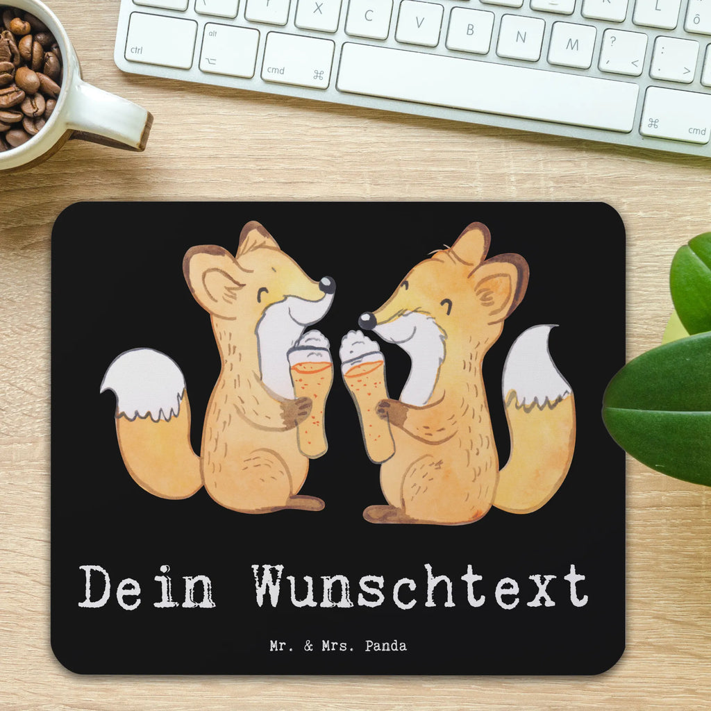 Personalised mouse mat Fox Best roommate in the world for, thank you, gift, giving, birthday, birthday present, gift idea, souvenir, make you happy, gift tip, Roommate, flat share, hospital, room, dormitory, colleague, patient, roommates, neighbor, student dormitory