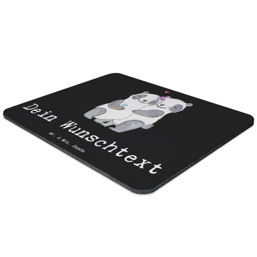 Personalised mouse mat panda best wife in the world for, thank you, gift, giving, birthday, birthday present, gift idea, souvenir, make you happy, gift tip, Spouse, Wife, Best, Partner, Life Companion, Wedding, Bride, Darling, Dream Woman, Girlfriend, Marriage, Little Things, Woman
