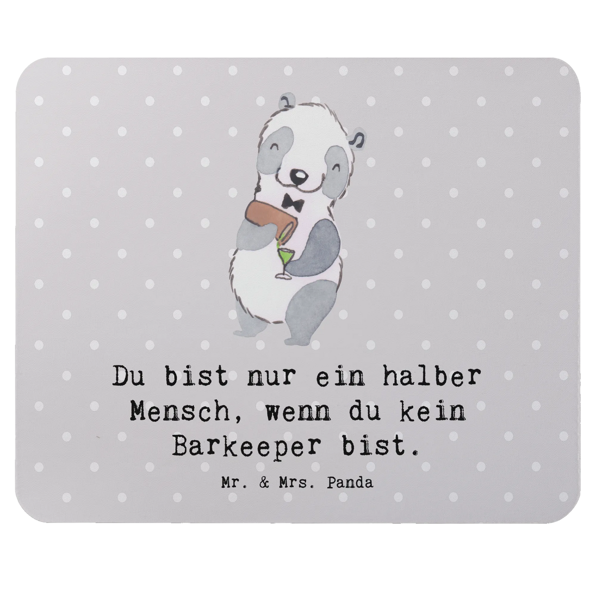 Mouse mat bartender heart gift, sayings, gift idea, best, farewell gift, passing exam, anniversary, retirement, promotion, job start, profession
