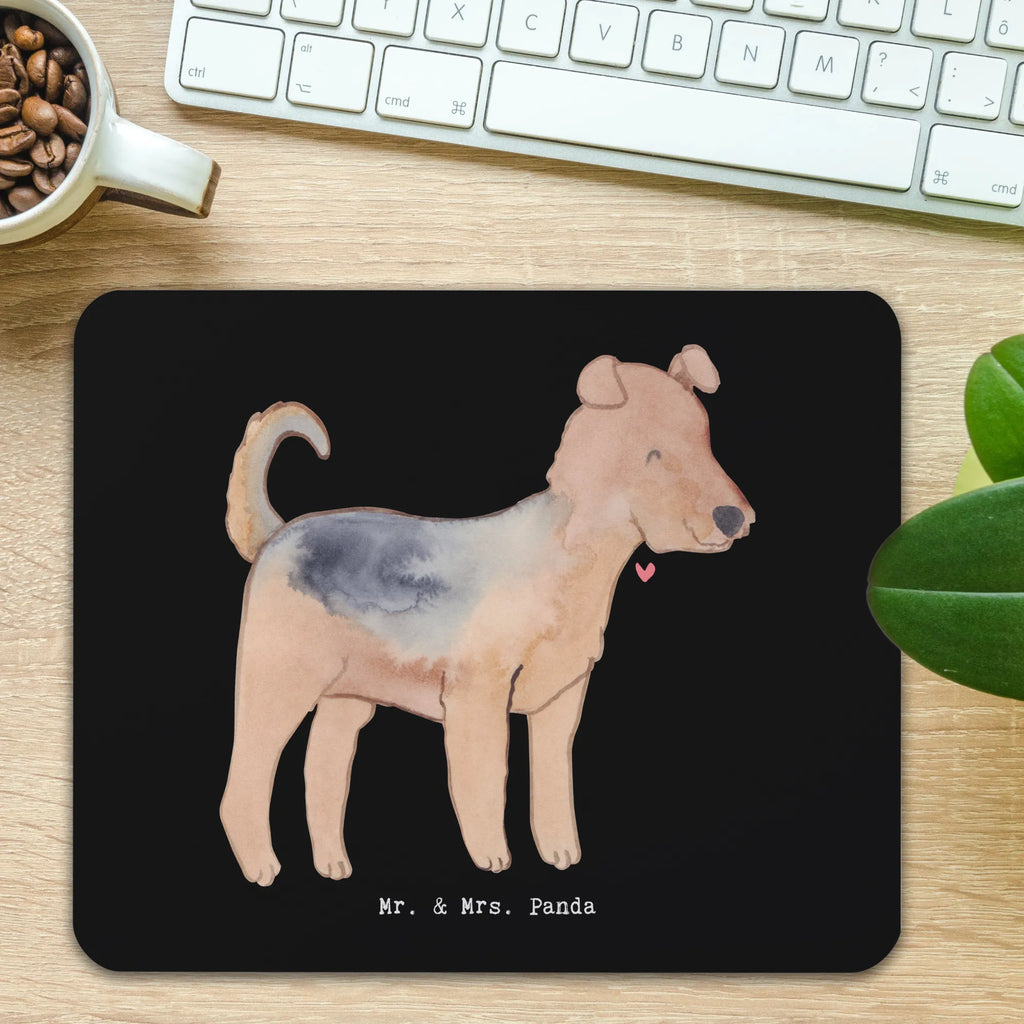 Mouse mat Airedale Terrier Lifesaver Arbeitszimmer, Designer Mauspad, Einzigartiges Mauspad, Mauspad Büro, Büroausstattung, PC Zubehör, Mousepad, Mauspad, Computer zubehör, Mausunterlage, Hund, Hunderasse, Rassehund, Hundebesitzer, Geschenk, Tierfreund, Schenken, Welpe