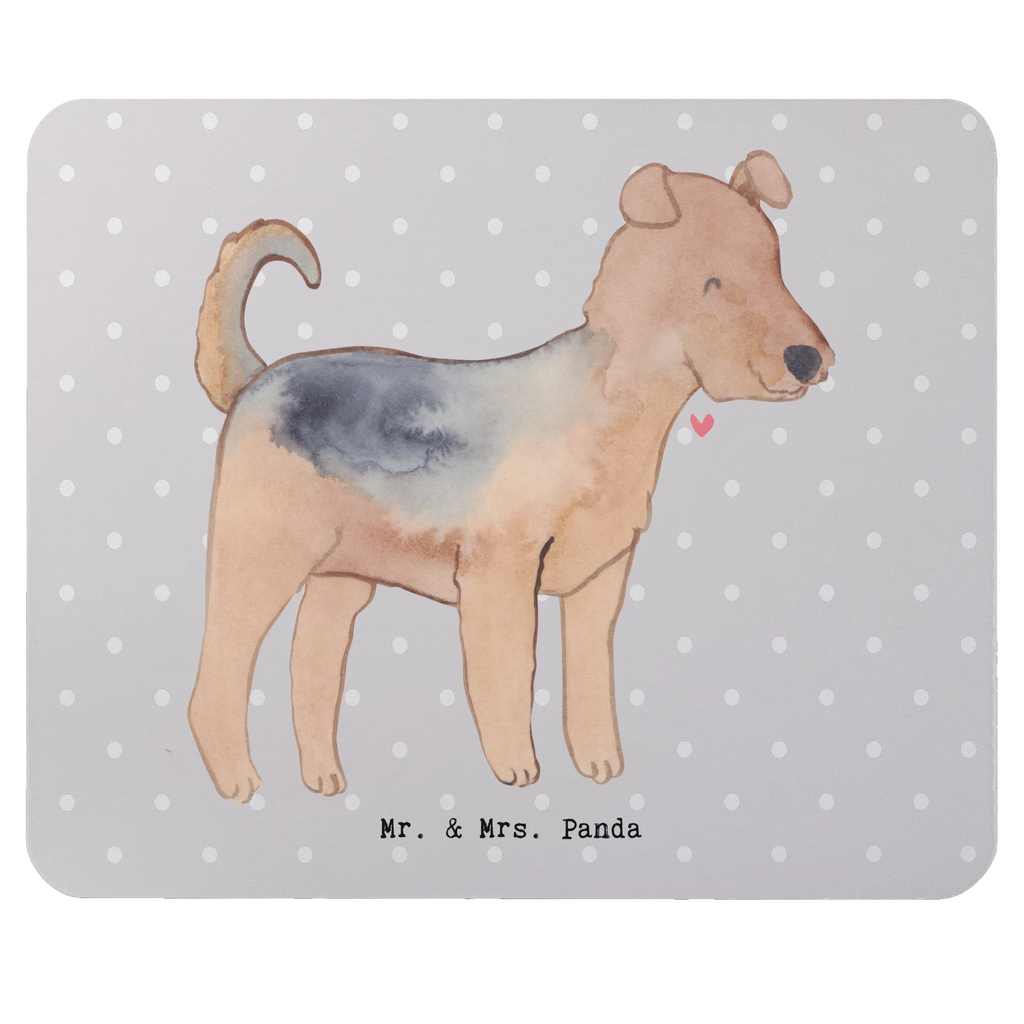 Mouse mat Airedale Terrier Lifesaver Arbeitszimmer, Designer Mauspad, Einzigartiges Mauspad, Mauspad Büro, Büroausstattung, PC Zubehör, Mousepad, Mauspad, Computer zubehör, Mausunterlage, Hund, Hunderasse, Rassehund, Hundebesitzer, Geschenk, Tierfreund, Schenken, Welpe