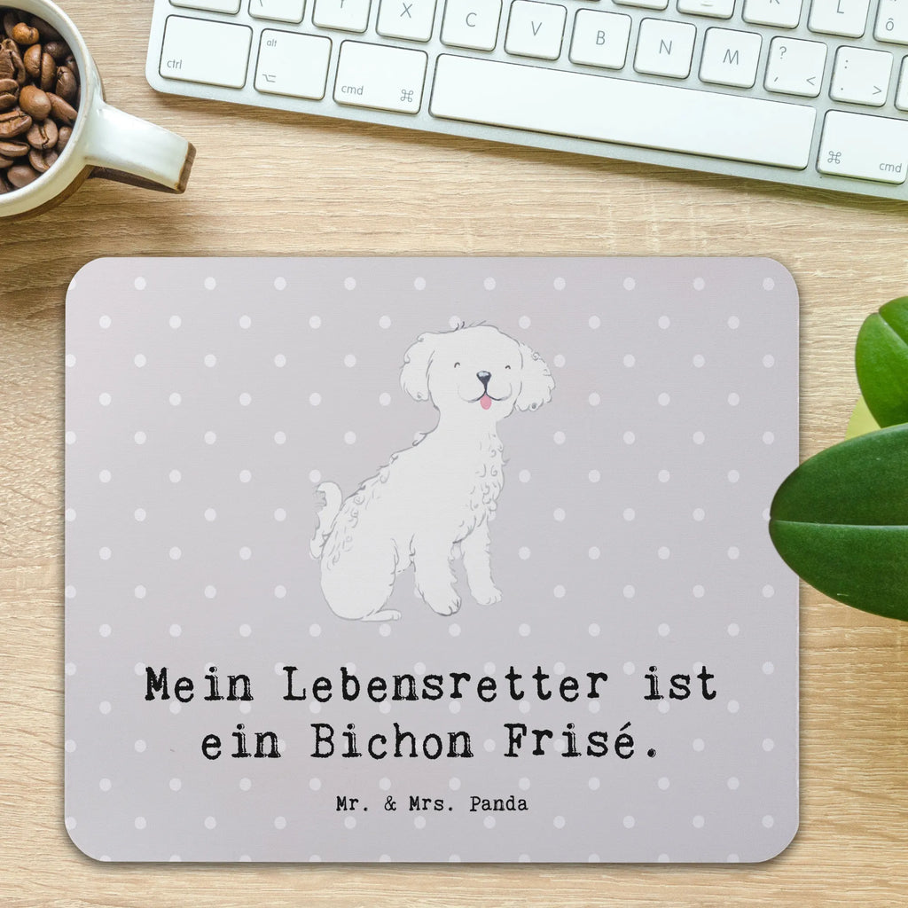 Mouse mat Bichon Frise Lifesaver PC, Mouse Pad, Print, Work, Student, fun, Office, mousepad, saying, Mouse, Gift, Motif, Pad, Study, Dog, dog breed, purebred dog, dog owner, gift, animal lover, giving, puppy
