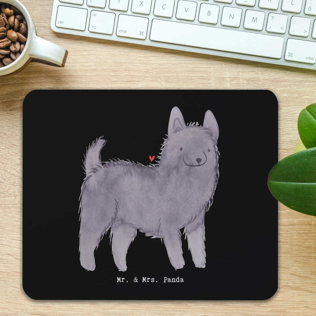 Mouse mat Schipperke Lifesaver Motif, Work, Study, fun, Gift, Pad, saying, Mouse, Mouse Pad, Print, Office, PC, mousepad, Student, Dog, dog breed, purebred dog, dog owner, gift, animal lover, giving, puppy