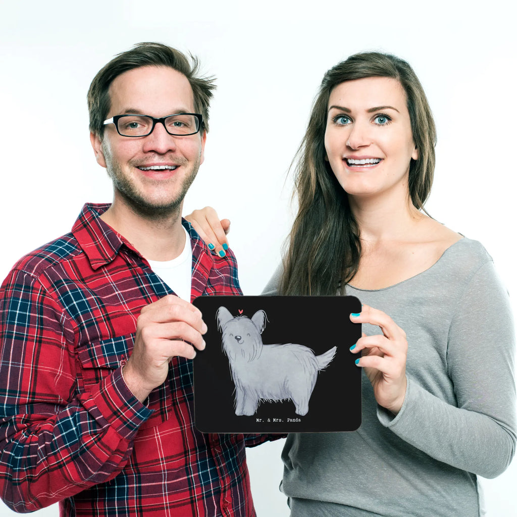 Mouse mat Skye Terrier Lifesaver Student, fun, Motif, Study, PC, Pad, Print, Gift, mousepad, Work, Mouse, saying, Office, Mouse Pad, Dog, dog breed, purebred dog, dog owner, gift, animal lover, giving, puppy