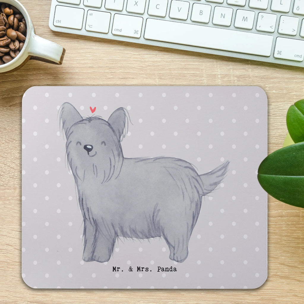 Mouse mat Skye Terrier Lifesaver Student, fun, Motif, Study, PC, Pad, Print, Gift, mousepad, Work, Mouse, saying, Office, Mouse Pad, Dog, dog breed, purebred dog, dog owner, gift, animal lover, giving, puppy