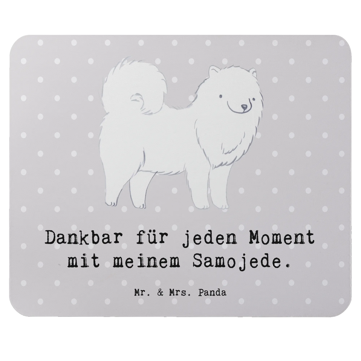 Mouse mat Samoyed moment gift, animal lover, giving, dog breed, purebred dog, dog owner, puppy